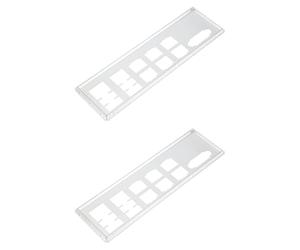 eMagTech 2X Plaque Arrière i/o Remplacement OEM Compatible avec MCP-260-00084-0N Compatible avec Supermicro X10SDV X10SLH pour Châssis 2u+