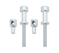 eMagTech 2X Vis de Réglage Du Tendeur de Tronçonneuse Compatible avec Stihl 028 028AV AV Super 51,9 X 10,6 Mm Boulon de Réglage de La Tension de La Tronçonneuse Argent