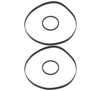 eMagTech 4 Pièces Kit de Mécanisme de Bande de Courroie en Caoutchouc Plat Et Carré Compatible avec Sony Le Lecteur de Cassette Stéréo TC-WR520 TC-WR520S TC-WR565 TC-WR665S