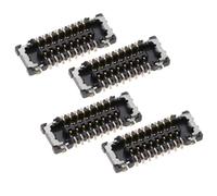 eMagTech 4pcs Lecteur de Carte Micro SD Connecteur FPC Prise 16 Broches Compatible avec Nintendo Switch Accessoires de Remplacement de Carte Mère, Noir