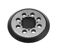 eMagTech 5 Pouces 8 Trous 4 Trous de Vis Disque de Ponçage Pad Support Ponceuse Crochet et Boucle Disque Auto-adhésif Noir Compatible avec Dewalt DWE6423 DWE6421 DCW210B