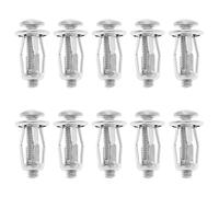 eMagTech 50pcs Jack Nuts Écrou d'expansion Noix de Pétale Fixations Minces Goujons avec Assemblage de Vis pour Panneaux Creux de Peau de Fer à Mur Creux Mur Souple Mince M5x25