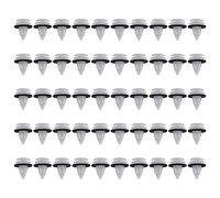 eMagTech 50pcs Voiture Intérieur Porte Panneau Clips Garniture Attaches en Plastique 51418224768 51410407984 Pièces Raccords Porte Cartes