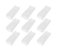 eMagTech 50x Cosses de Câble de 6,3 Mm Coque de Protection Couvercle Isolant pour Cosses de Câble de 6,3 Mm avec Languette Blanc