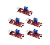 eMagTech 5pcs KY-024 Module de Capteur à Effet Hall Magnétique Linéaire Compatible avec Android Microcontrôleurs Raspberry Pi ESP8266