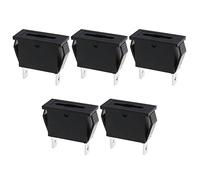 eMagTech 5pcs Porte-fusible à Lame Standard Siège de Fusible de Lame de Montage en Surface de Panneau pour Voiture Van Moto Camping-Car Scooter Quad Bateau Tracteur Marin 12V 30A