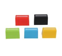 eMagTech 5X Boutons de Fader pour Contrôleur DJ Console de Mixage Capuchon de Fader de Remplacement 22 X 11,5 X 14 Mm Compatible avec Pioneer DJM DDJ XDJ Denon (5 Couleurs)