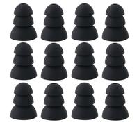 eMagTech 6 Paires D'embouts Auriculaires à Triple Bride Embouts Auriculaires Antibruit avec Trou de 2 Mm Compatible avec Shure SE215 Pro Compatible avec Etymotic Research