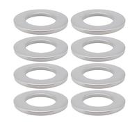 eMagTech 8 Rondelles Plates 27 X 50 X 4 Mm pour Axe de 25 Mm Compatible avec Marine 13 Les Roues de Chariot de Mise à l'eau de Dériveur