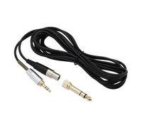 eMagTech Câble audio de 3 m Mini-XLR vers câble audio 3,5 mm et 6,35 mm en TPE compatible avec AKG K240 Q701 K702 K141 K171 M220