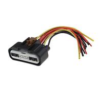 eMagTech Connecteur 4B0973712 pour Moteur d'essuie-Glace de Voiture à 12 Broches Compatible avec Transit Custom Automotive Wiper Motor Plug Loom Repair Parts