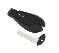 eMagTech Coque de clé télécommande 2 boutons CY24 compatible avec Jeep compatible avec Dodge compatible avec Chrysler