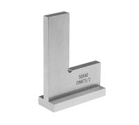 eMagTech DIN875/2 Règle carrée de précision en acier au carbone pour machiniste - Angle droit de 90 degrés - Accessoires pour ingénieur machiniste - 50 x 40 mm