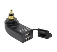 eMagTech Double Chargeur USB de Rechange pour Moto Compatible avec BMW F800GS F650GS F700GS R1200GS R1200RT Prise de Chargeur USB 2,4 A DC 12 V-24 V