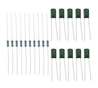 eMagTech Kit de 10 Modules de Volume Treble Bleed avec Condensateurs de 0,001 ¦ÌF Et R¨¦sistances de 150 000 K¦¸ pour Micros de Guitare ¨¤ Simple Bobinage