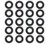 eMagTech Kit de 20 Cales pour Axes de Godet de Pelle Et Chargeuse Compacte 35 X 65 X 2 Mm en POM Compatible avec Cat Compatible avec Kubota.