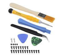 eMagTech Kit de Réparation Démontage Compatible pour Playstation 5 PS5 Manette Contrôleur Tournevis PH00 Vis Pincette Levier Brosse de Nettoyage