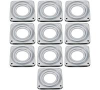 eMagTech Lazy Susan Lot de 10 roulements à billes carrés rotatifs robustes pour meubles, chaises de bar, chaises de bureau, 7,1 x 7,1 cm