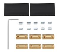 eMagTech Lot de 10 bornes de connexion rapide 6 AWG 80 A avec vis et tubes rétractables pour appareils ménagers, automobiles, industrie de l'énergie, équipement de machines