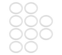 eMagTech Lot de 10 Joints toriques en Silicone Transparent pour bonde de lavabo 34 mm ID 43 mm OD