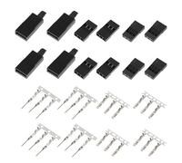 eMagTech Lot de 10 paires de connecteurs mâle et femelle à 3 broches compatibles avec la connexion du récepteur JR