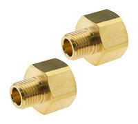 eMagTech Lot de 2 adaptateurs de nettoyeur haute pression - 14 mm - Mâle vers 22 mm femelle - En laiton - Pour nettoyeur haute pression - Conduite d'eau 4500 PSI