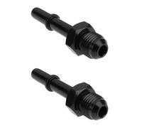 eMagTech Lot de 2 Adaptateurs Mâles an6 vers 5/16 Pouce SAE à Raccord Rapide Compatible avec Chevrolet LS1 LS2 LS3 LS6