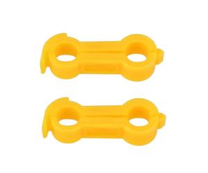 eMagTech Lot de 2 anneaux de traitement pour pattes d'oiseaux de 4 mm pour canaris petits perruches, grands pinsons britanniques, petits cailles, orange