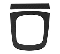 eMagTech Lot de 2 autocollants pour levier de vitesse intérieur en fibre de carbone compatibles avec Audi Q3 2013-2018