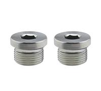 eMagTech Lot de 2 bouchons à vis avec joint torique compatibles avec Série 1 E81 E87 E87 LCI E88 E82 F20 F21 F22 F87 M2 F23 F45 Active Tourer F46 Gran E46 E90 E91 3311752506506 4