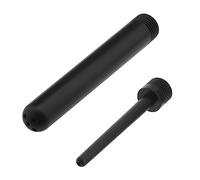 eMagTech Lot de 2 buses de douche portables pour lavement - Accessoires de salle de bain compatibles avec la plupart des douches ABS noir