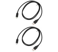 eMagTech Lot de 2 câbles de charge USB 2.0 type A mâle vers type C mâle compatibles avec ELGATO Game Play Capture HD60S Enregistreur 3 1 m