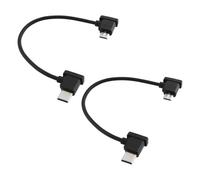 eMagTech Lot de 2 Câbles de Données pour Télécommande 16 Cm Type-C vers Micro USB Compatible avec DJI Mavic Mini Pro Air Drone Câble USB pour Télécommande USB-C