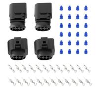 eMagTech Lot de 2 Connecteurs de Réparation Automobile 1J0973733 Compatible avec VW Le Faisceau de Câbles du Moteur de L'unité de Commande du Capteur
