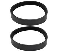 eMagTech Lot de 2 courroies d'entraînement en caoutchouc 6PJ348 pour tondeuse à gazon électrique synchrone Circonférence 348 mm Largeur 14 mm Convient à la plupart des tondeuses à gazon