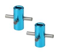 eMagTech Lot de 2 Différentiels de Voiture RC Arbre Fixe Compatible avec T-Amiya TT02 TT02D Les Voitures RC