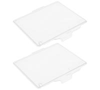 eMagTech Lot de 2 films protecteurs d'écran LCD en plastique transparent pour appareils photo Nikon D600/D610
