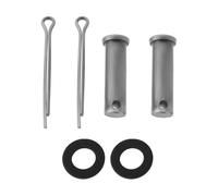 eMagTech Lot de 2 goupilles fendues de 11 x 40 mm avec clip et rondelle compatibles avec pompe manuelle Nostalgia Type 75