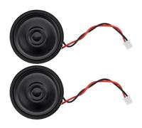 eMagTech Lot de 2 Haut-parleurs Internes de Détecteur de Radar de 28 Mm 16 ? 1 W Haut-Parleur de Remplacement avec Fil Et Terminal 1,25 Compatible avec Radar Uniden R1 R3 R4 R7 R8 Détecteur