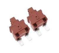 eMagTech Lot de 2 Interrupteurs à 2 Broches pour Aspirateur Pièce Rechange pour Module de Commutateur à Bouton-poussoir Unipolaire Compatible avec Dyson DC14 Et DC07
