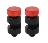 eMagTech Lot de 2 jauges d'escalier en alliage d'aluminium léger rouge outil de mesure de disposition d'escalier outil de cadrage pour mise en page de rafter outil de jauge d'escalier de haute