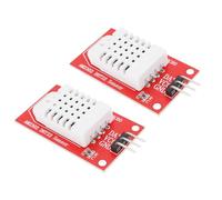 eMagTech Lot de 2 modules de capteur de température et d'humidité numériques 3,3 V-5 V AM-2302 DHT-22 compatible avec A-rduino
