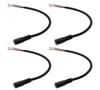 eMagTech Lot de 2 paires de câbles de batterie pour bateau à appâts 5521 vers 4,8 mm - Isolation à l'extrémité de la pelle - 16 AWG 10 Ah - Compatible avec Waverunner (25 cm)