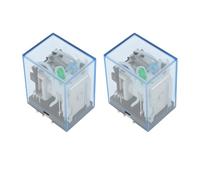 eMagTech Lot de 2 petits relais d'alimentation 8 broches MY2N-J MY2NJ 24 V pour appareils électriques