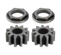 eMagTech Lot de 2 pignons d'arbre de direction et kit de bagues compatibles avec MTD Compatible avec Cub Cadet 717-1554, 917-1554, 941-0656A, 741-0656A