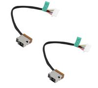 eMagTech Lot de 2 Ports de Charge CC pour Ordinateur Portable Compatible avec HP 250 G7