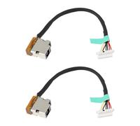 eMagTech Lot de 2 Prises d'alimentation CC à 8 Broches pour Port de Charge Connecteur Fil-à-Carte Compatible avec HP CBL00672-0100