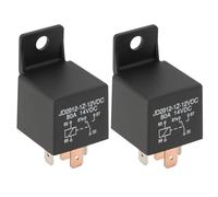 eMagTech Lot de 2 relais automobiles 12 V 80 A 5 broches JD2912-1Z-12VDC multi-usages pour camion, voiture, bateau