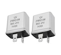 eMagTech Lot de 2 relais clignotants à 2 broches 21WX2+5 W - Pièce de rechange SFB114 SFB115 GFU2124 - Compatible avec voiture classique Mini - Compatible avec MGB - Compatible avec Triumph