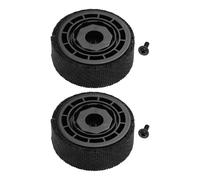 eMagTech Lot de 2 Roues de Rechange pour Balayeuse Compatible avec IRobot Braava Jet M6